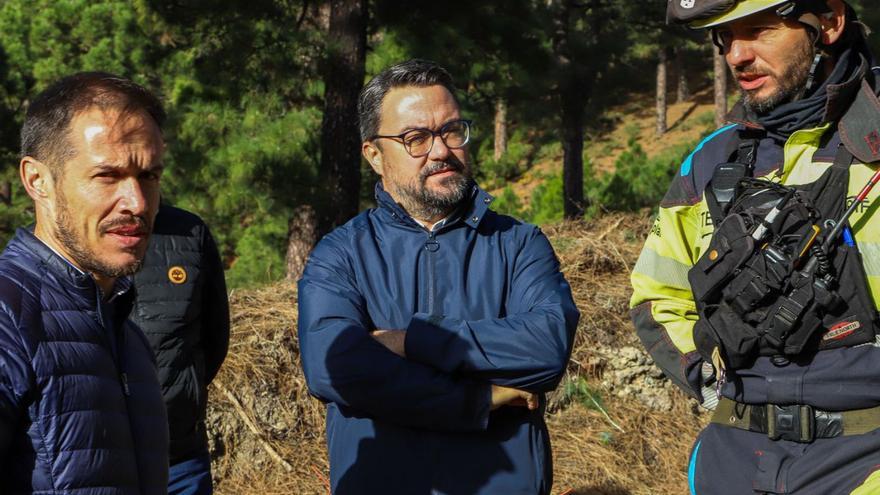 Transición verifica el cinturón de protección contra incendios en Santa Cruz de La Palma