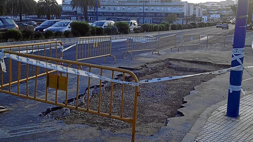 Quejas por otra avería de agua en la autopista