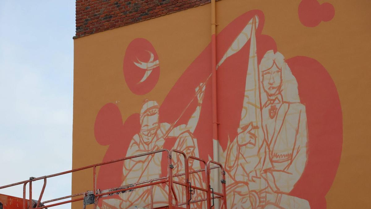 GALERÍA | Nuevo mural de arte urbano en Zamora