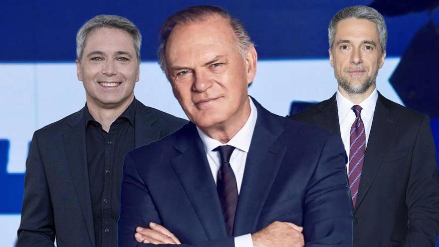 Pedro Piqueras consigue reunir a Vicente Vallés y Carlos Franganillo en su próximo proyecto profesional