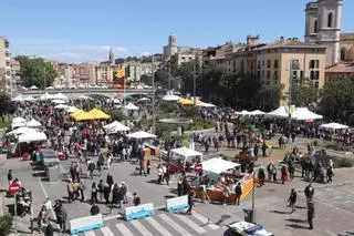 El Barri Vell de Girona recupera l'ambient de Sant Jordi