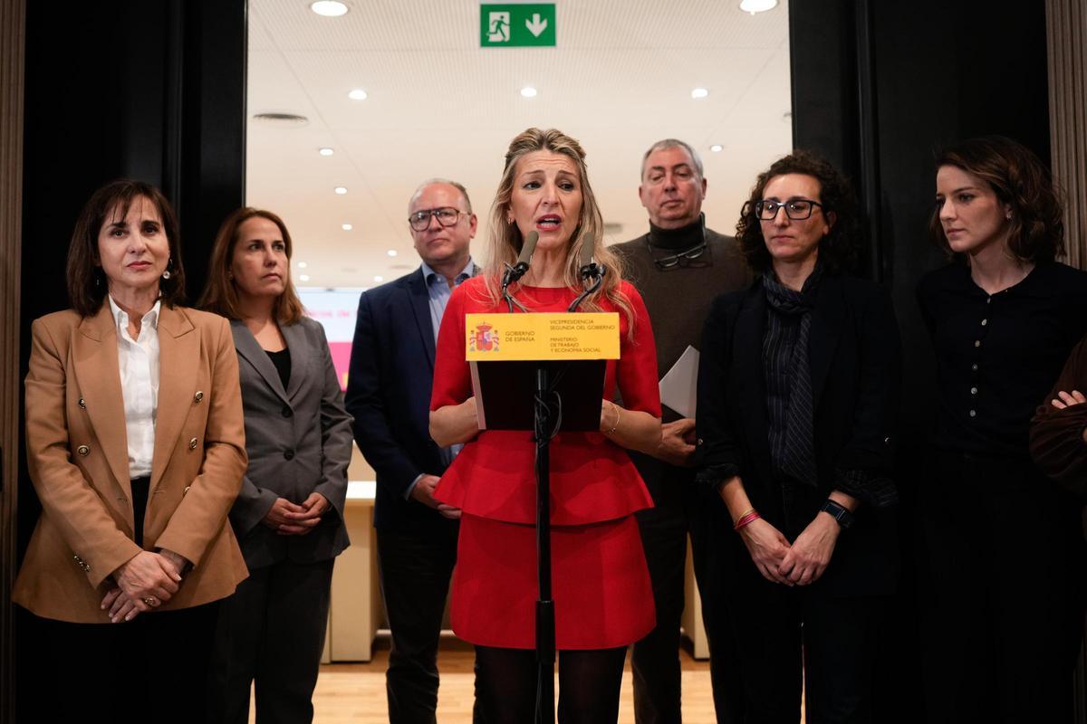 La vicepresidenta segunda y ministra de Trabajo, Yolanda Díaz.