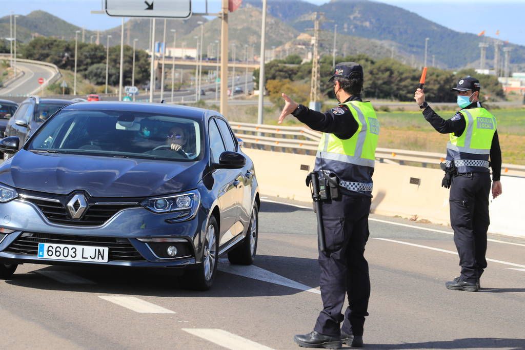 Así estaban hoy Cabo de Palos y La Manga