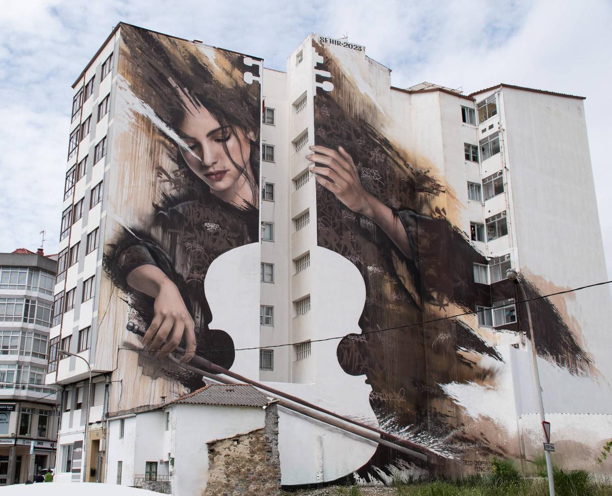 Mural de Sfhir reconocido como el mejor del mundo en 2023.