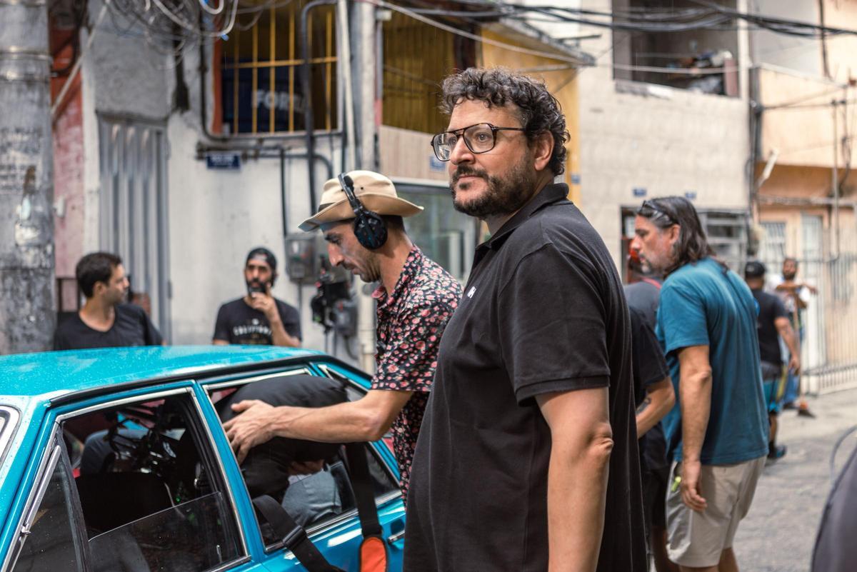 El director lucense Dani de la Torre, en el rodaje.