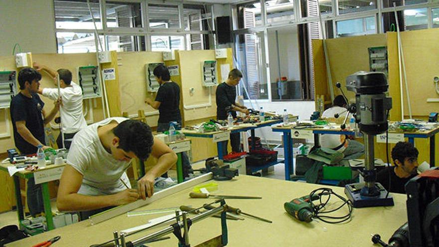 Alumnos de Formación Profesional, en una foto de archivo.