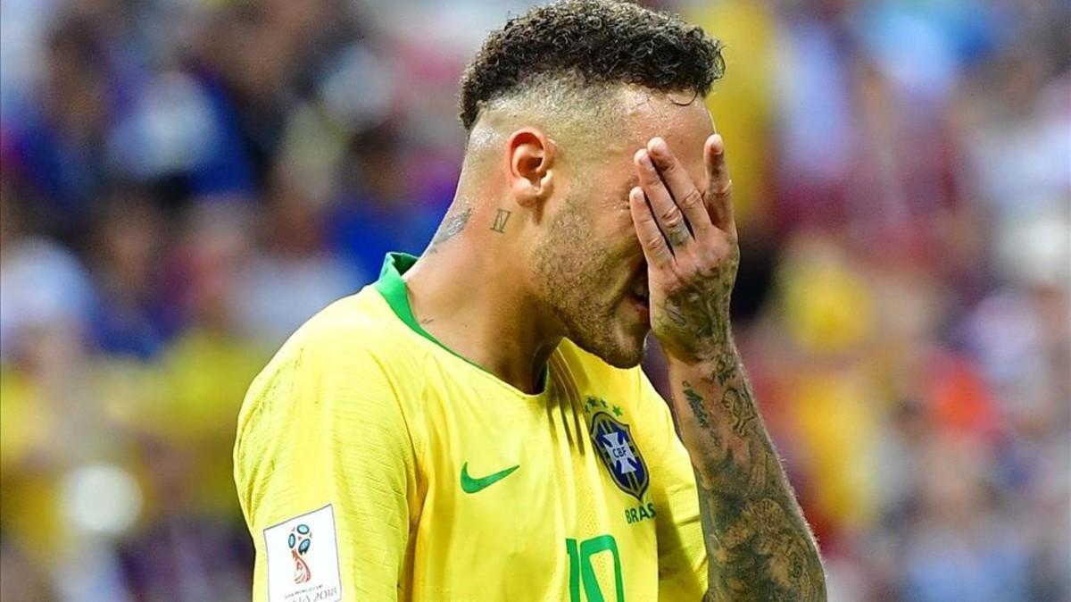 Decepción para Neymar al irse a casa en cuartos