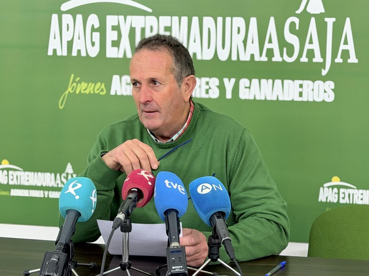 Juan Metidieri, durante la rueda de prensa de este martes.