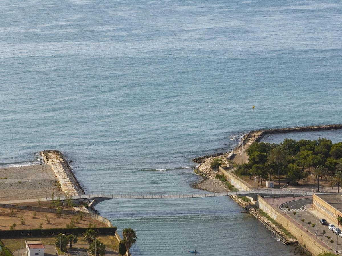 Pasarela del río Cervol en Vinaròs