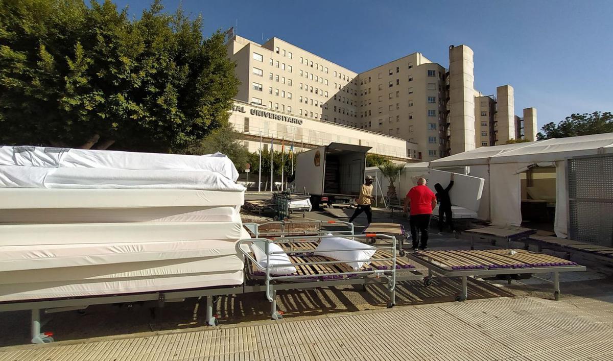 En El Toscar se espera administrar 13.000 dosis estos días. | ANTONIO AMORÓS