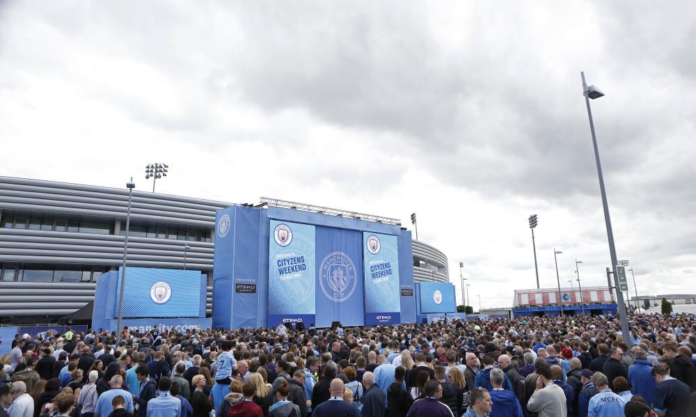 Presentació de Pep Guardiola com a entrenador del Manchester City