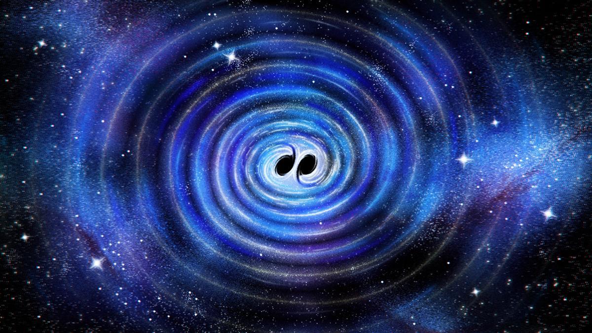 2つのブラックホールの融合は、スティーブンホーキングの理論を確認するのに役立ちます