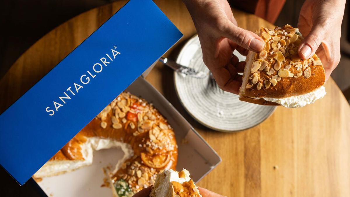El Roscón de Reyes de Santagloria, para regalar y compartir.
