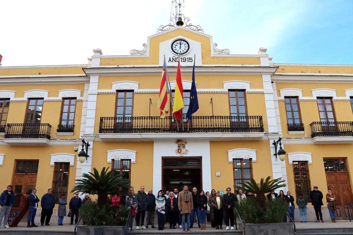 Minuto silencio en Burjassot.