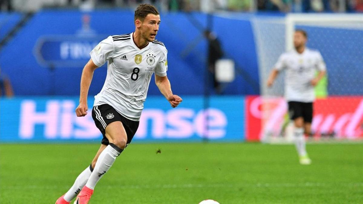 Leon Goretzka destacó en la pasada Copa Confederaciones ganada por Alemania