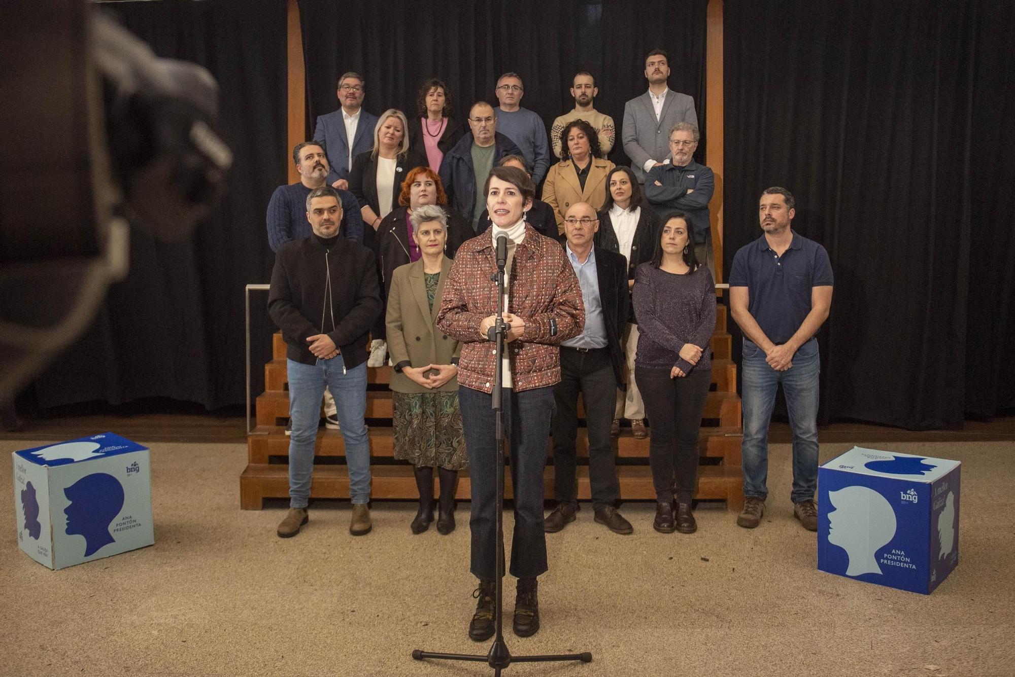 Presentación de la candidatura del BNG para las próximas elecciones