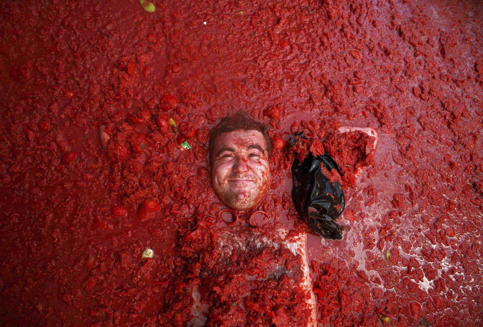 Las imágenes más divertidas de la Tomatina