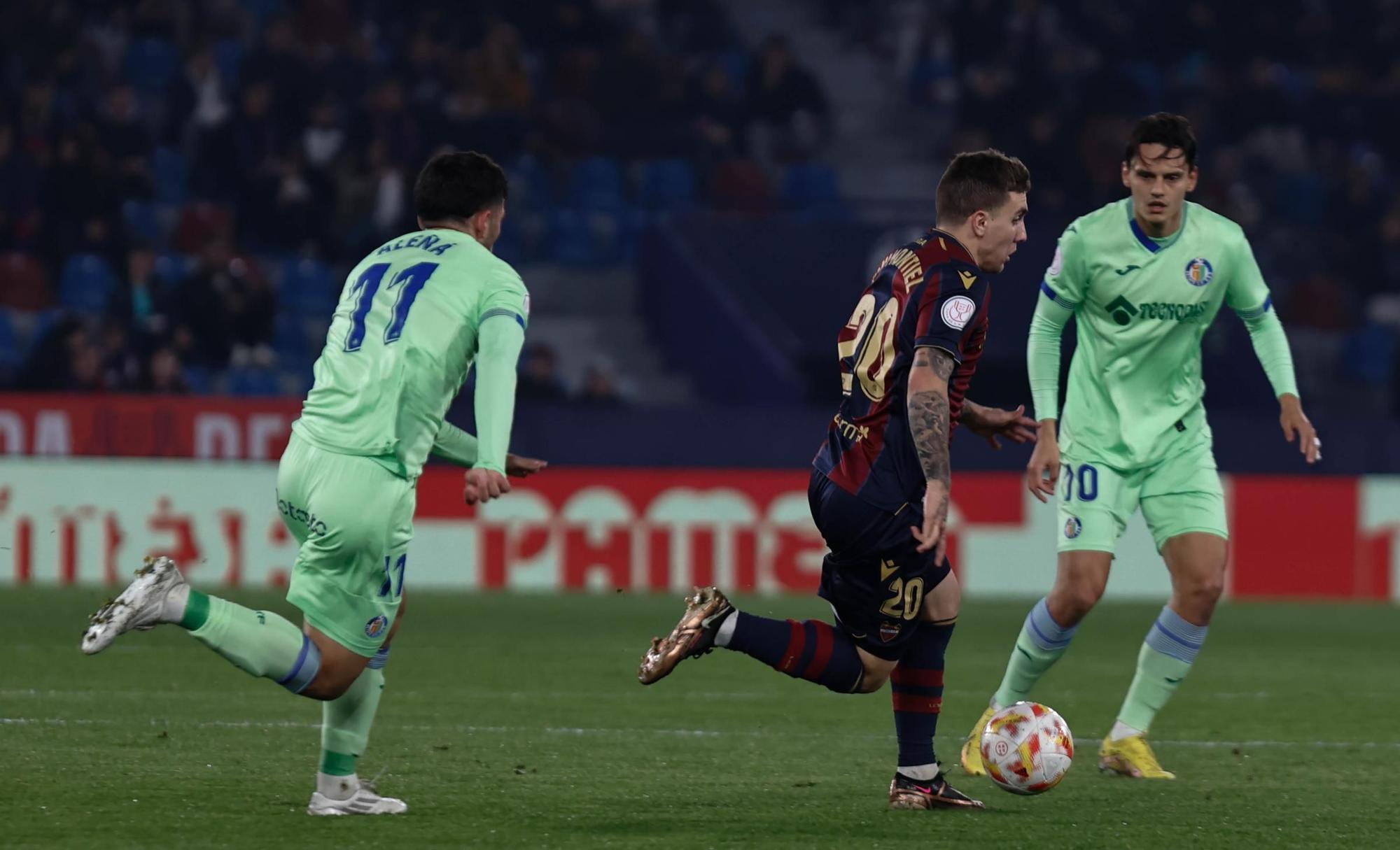 Las mejores imágenes del Levante UD- Getafe de Copa del Rey