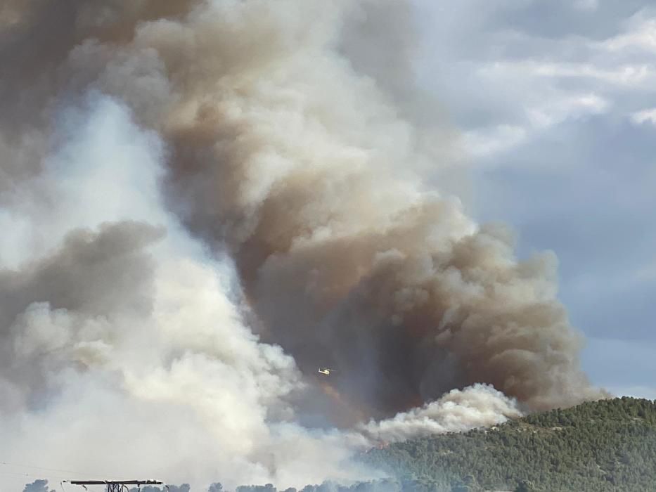 Un incendio en Mula alerta a los bomberos por su c