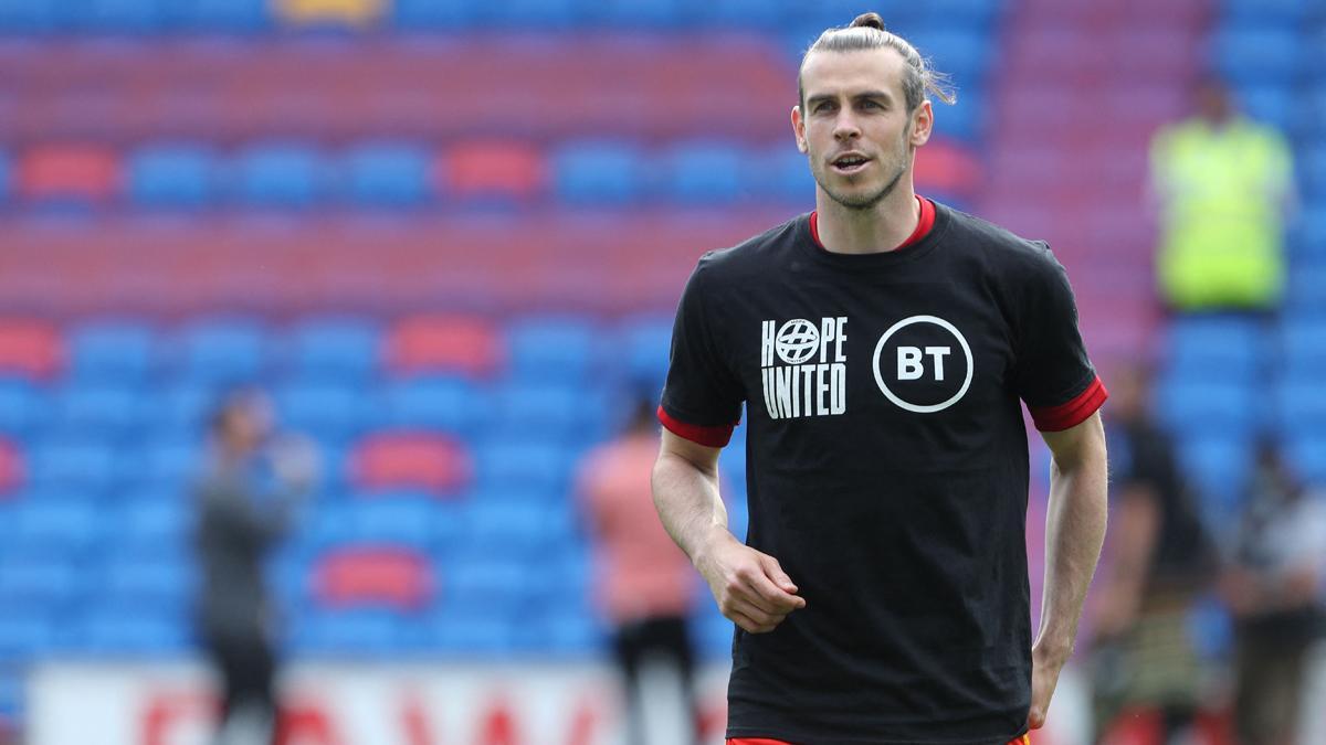 Bale, antes de un partido de Gales