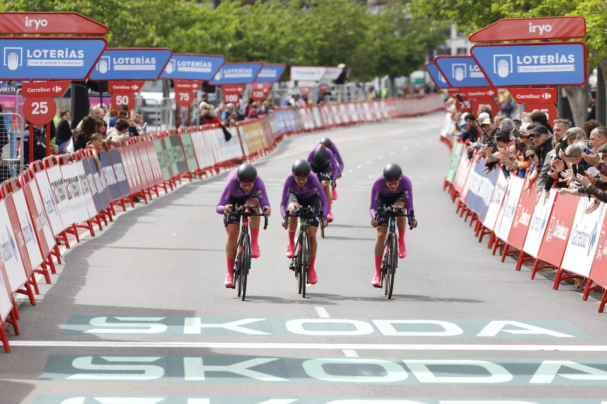 Primera etapa de La Vuelta a España Femenina en València