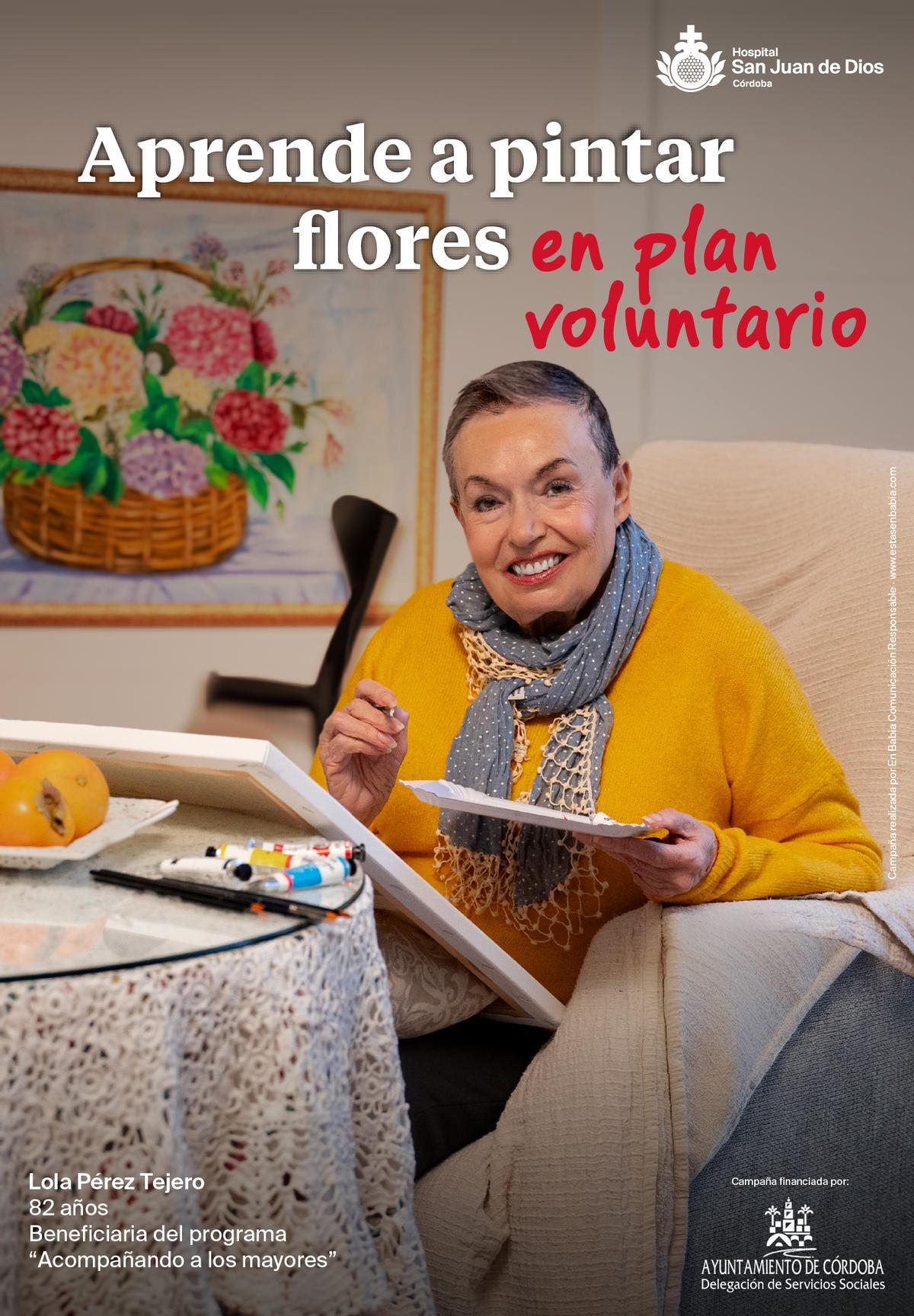 Uno de los carteles que darán difusión a la campaña 'Aprende en plan voluntario' del San Juan de Dios.