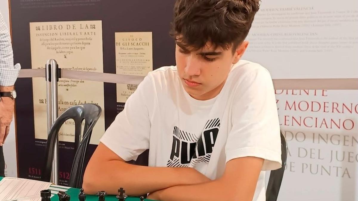 Pablo Antoneac en plena partida.