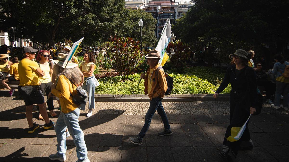 Manifestación del 18M en Tenerife de 'Canarias tiene un límite'