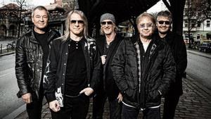 Deep Purple: Ian Gillan, Steve Morse, Roger Glover, Ian Paice y Don Airey.