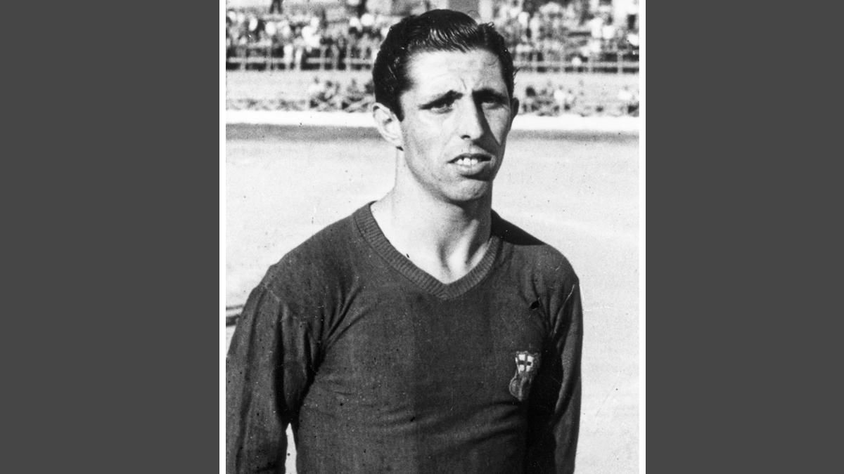 Josep Canal, en una imagen con la camiseta del FC Barcelona