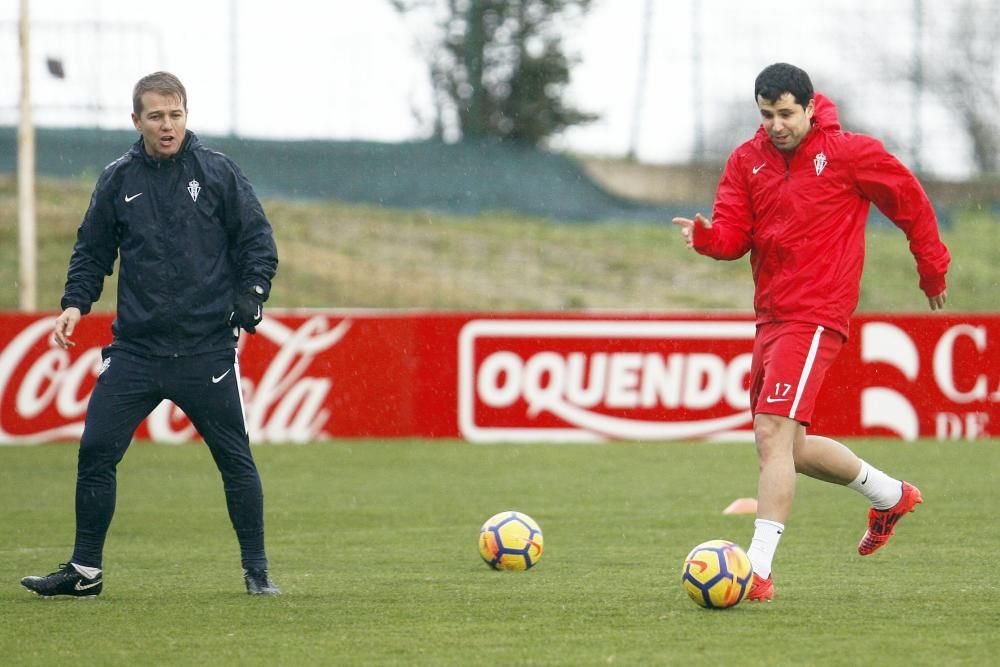 Entrenamiento del Sporting