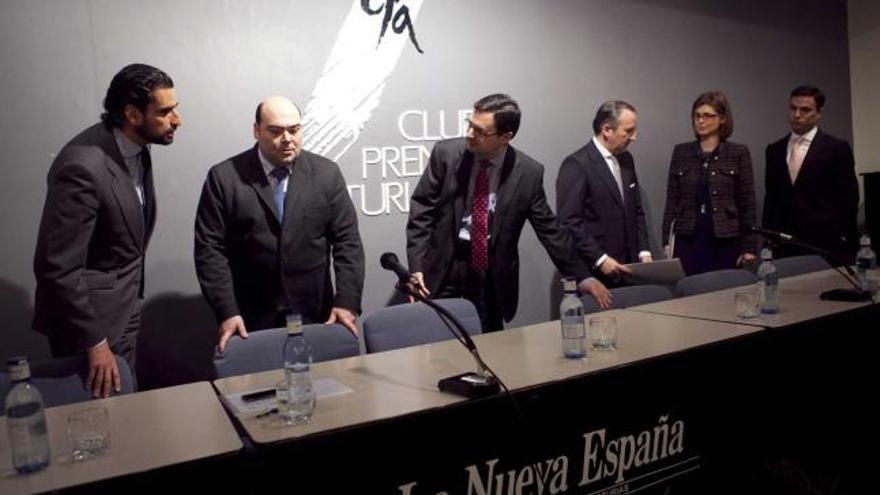 Iñaki Ortega, Iglesias Caunedo, Gonzalo Martínez Peón, Pablo Junceda, Susana Fernández y Alejandro Díaz.
