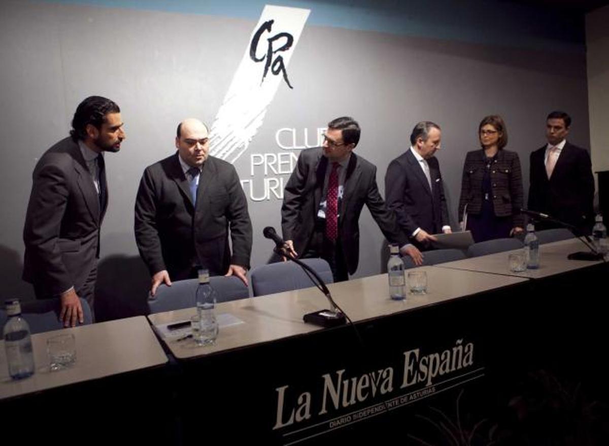 Iñaki Ortega, Iglesias Caunedo, Gonzalo Martínez Peón, Pablo Junceda, Susana Fernández y Alejandro Díaz.