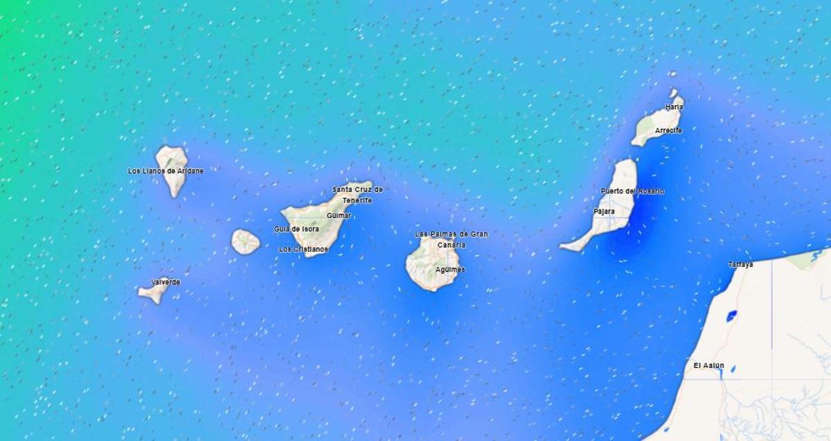 Mapa del tiempo.
