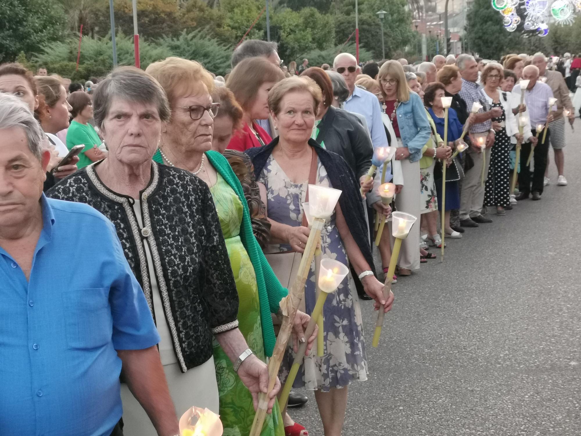 La procesión de las Festas do Cristo de Cangas