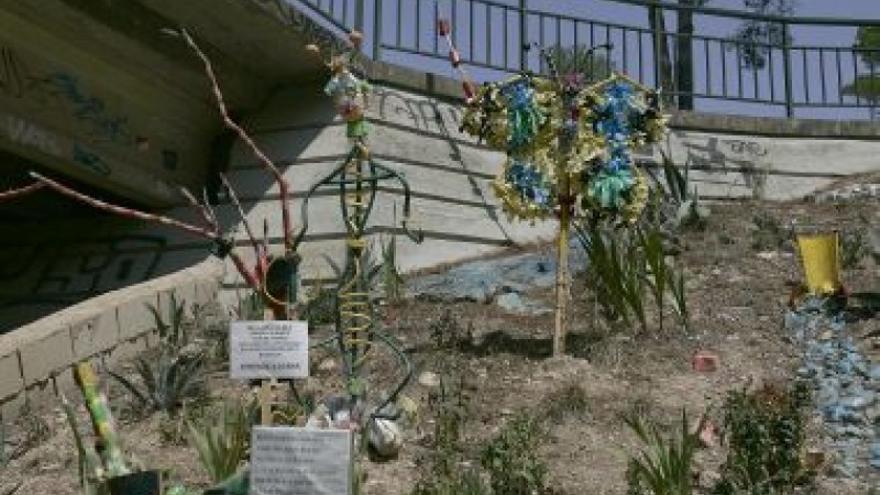 Los vecinos piden sistema de riego para su &#039;jardín de colores&#039;