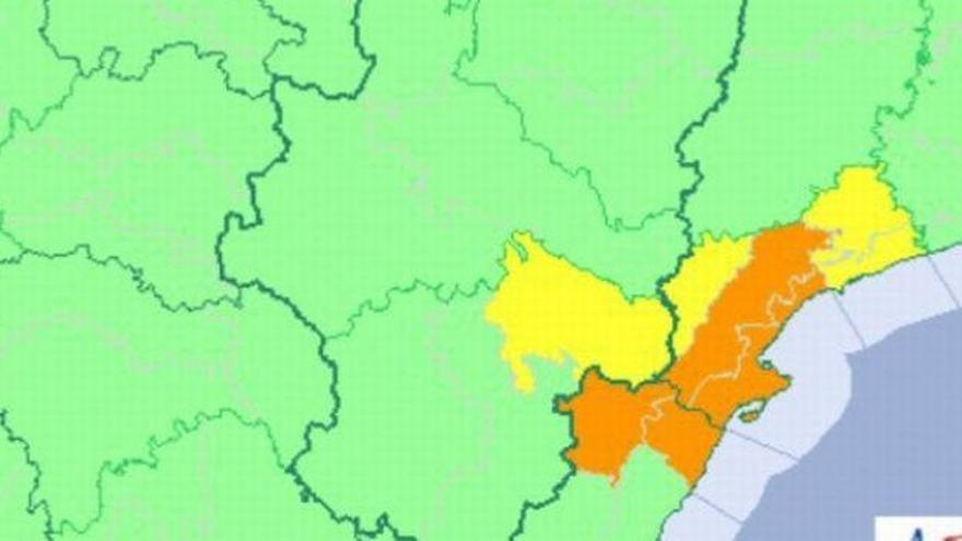 Se mantiene la alerta amarilla por lluvias en Bajo Aragón hasta las 10 horas