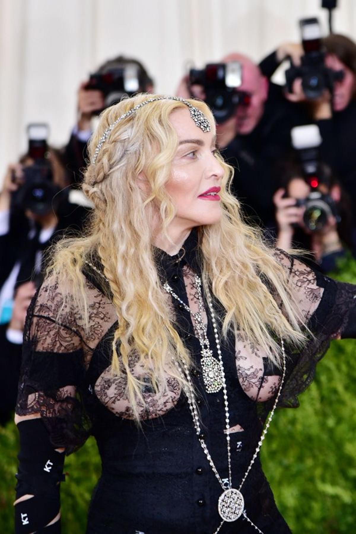 Madonna durante la Gala Met 2016