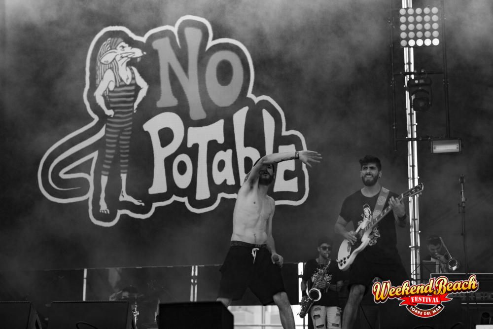 Concierto de Nopotable en el Weekend Beach Festival.