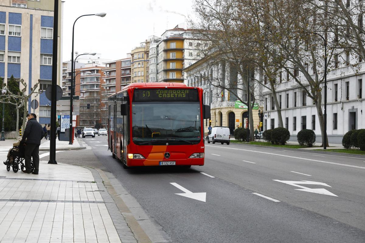 El ‘Casetero’, en el paseo María Agustín de Zaragoza.