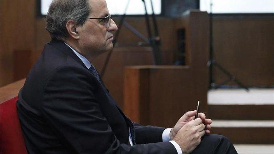 La Fiscalía apoya suspender la inhabilitación de Torra