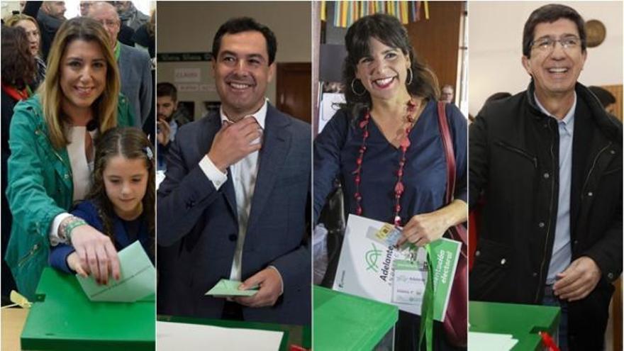 Los candidatos andaluces reclaman una participación masiva