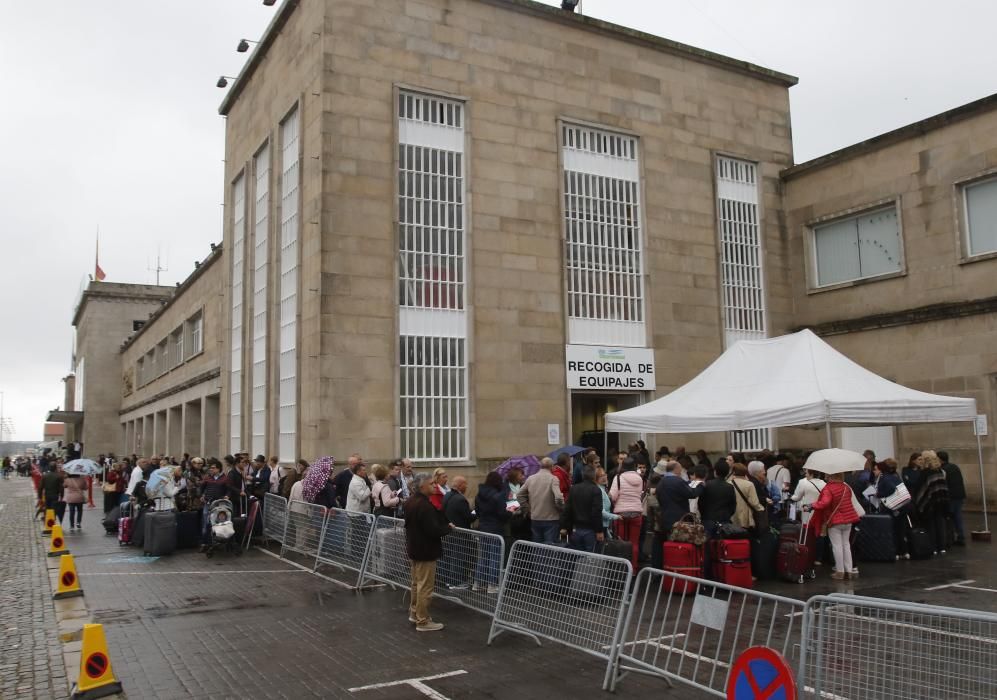 Embarque de más de mil pasajeros en Vigo