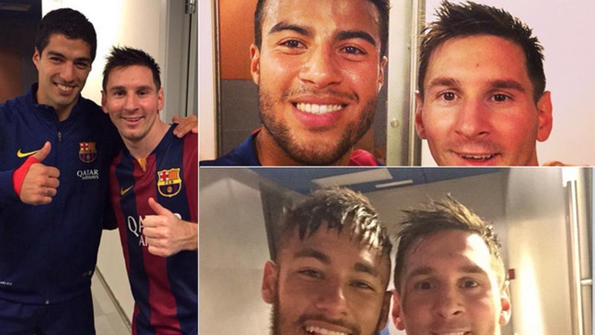 Los azulgranas felicitaron a Messi en las redes