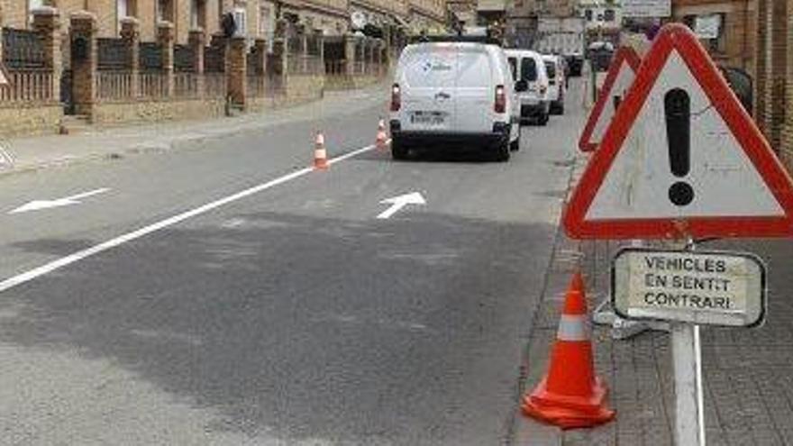 A l&#039;avinguda Bertrand i Serra hi ha doble sentit de la circulació a partir d&#039;ara