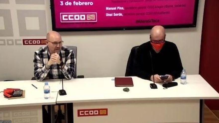 CCOO urge reformas para evitar una &quot;caída salarial&quot; tras la pandemia