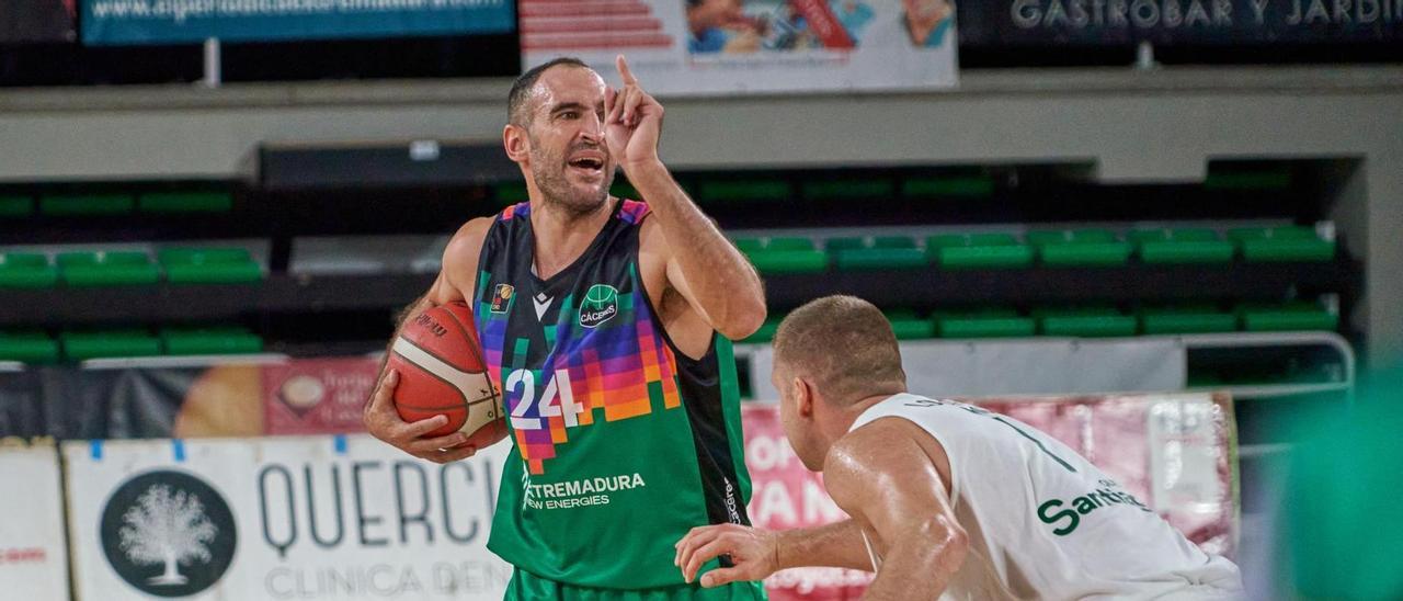 Dani Rodríguez, en el partido del Multiusos ante el Sporting de Portugal.