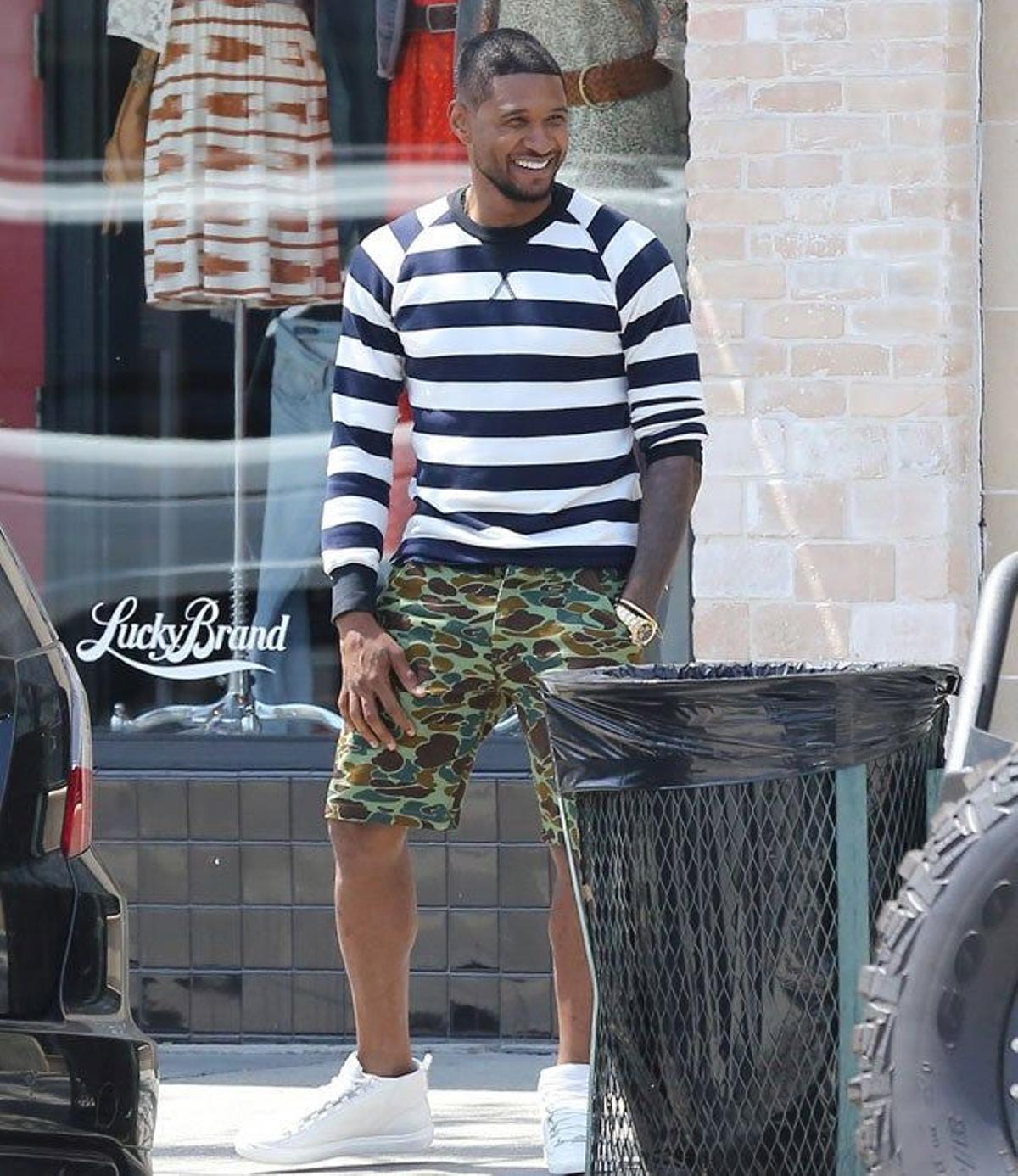 Usher juega al escondite con los paparazzi Cuore