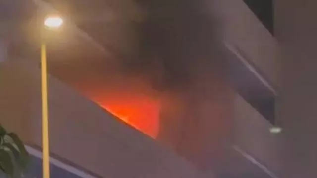 Vídeo del momento del incendio captado por los vecinos
