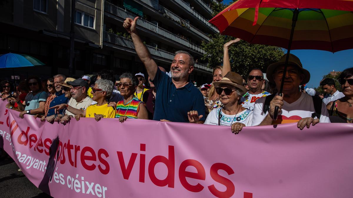 BARCELONA 15/07/2023 Política. Políticos en el Pride Barcelona 2023. jaume collboni FOTO de ZOWY VOETEN